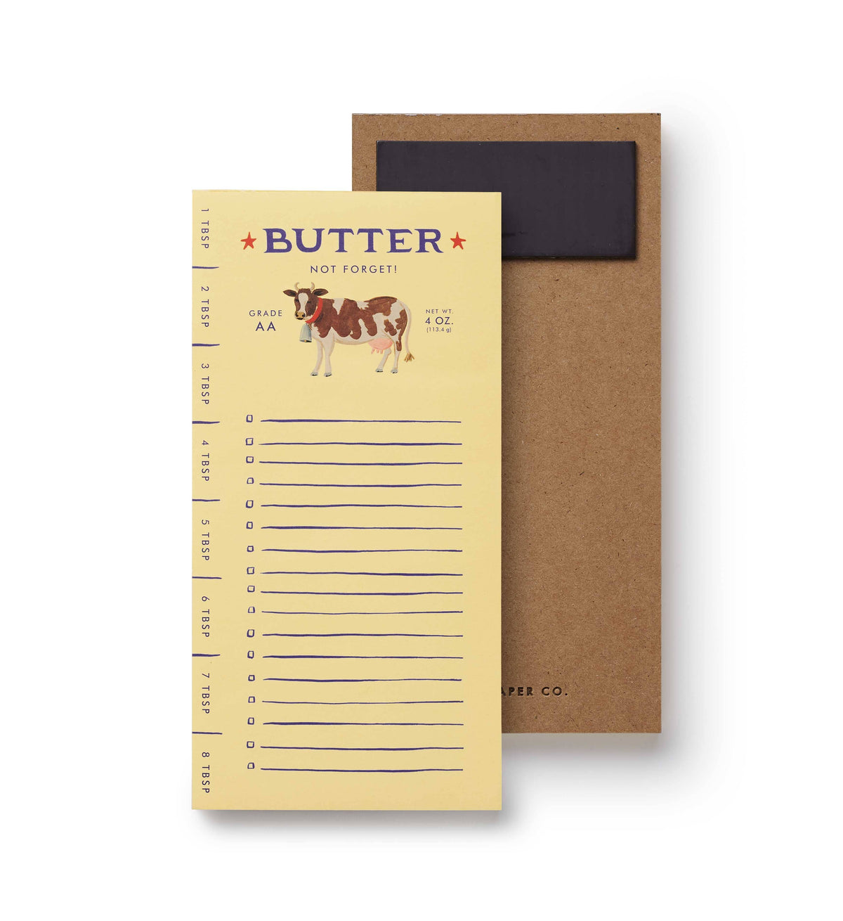 Butter Not Forget Market Pad | Hartford Prints