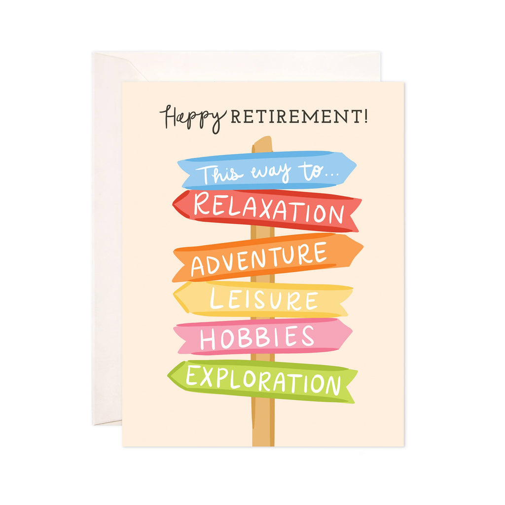 Retirement Signs Card | Hartford Prints
