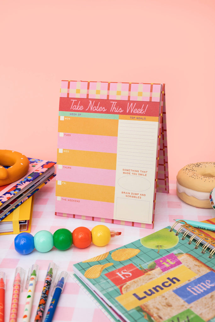 Take Notes This Week - Week to Week Planner | Hartford Prints