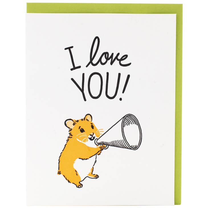 Hamster Love Card