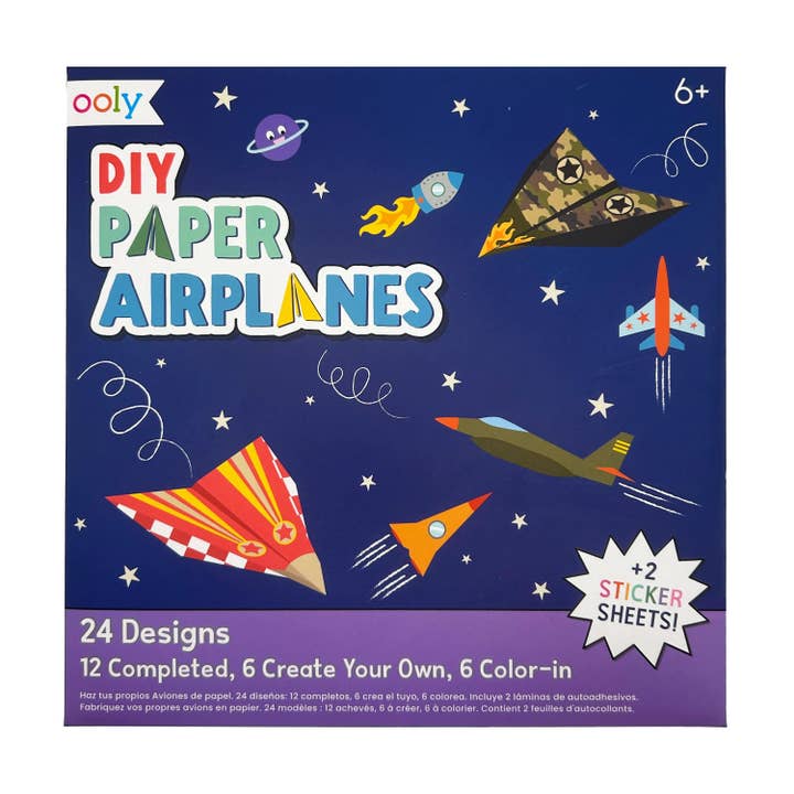 D.I.Y. Paper Planes  Activity Kit - Set of 24 Designs