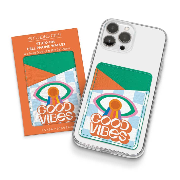 Spread Good Vibes Cell Phone Wallet