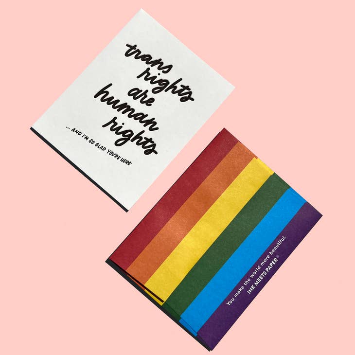 Trans Rights - Pride Card | Hartford Prints
