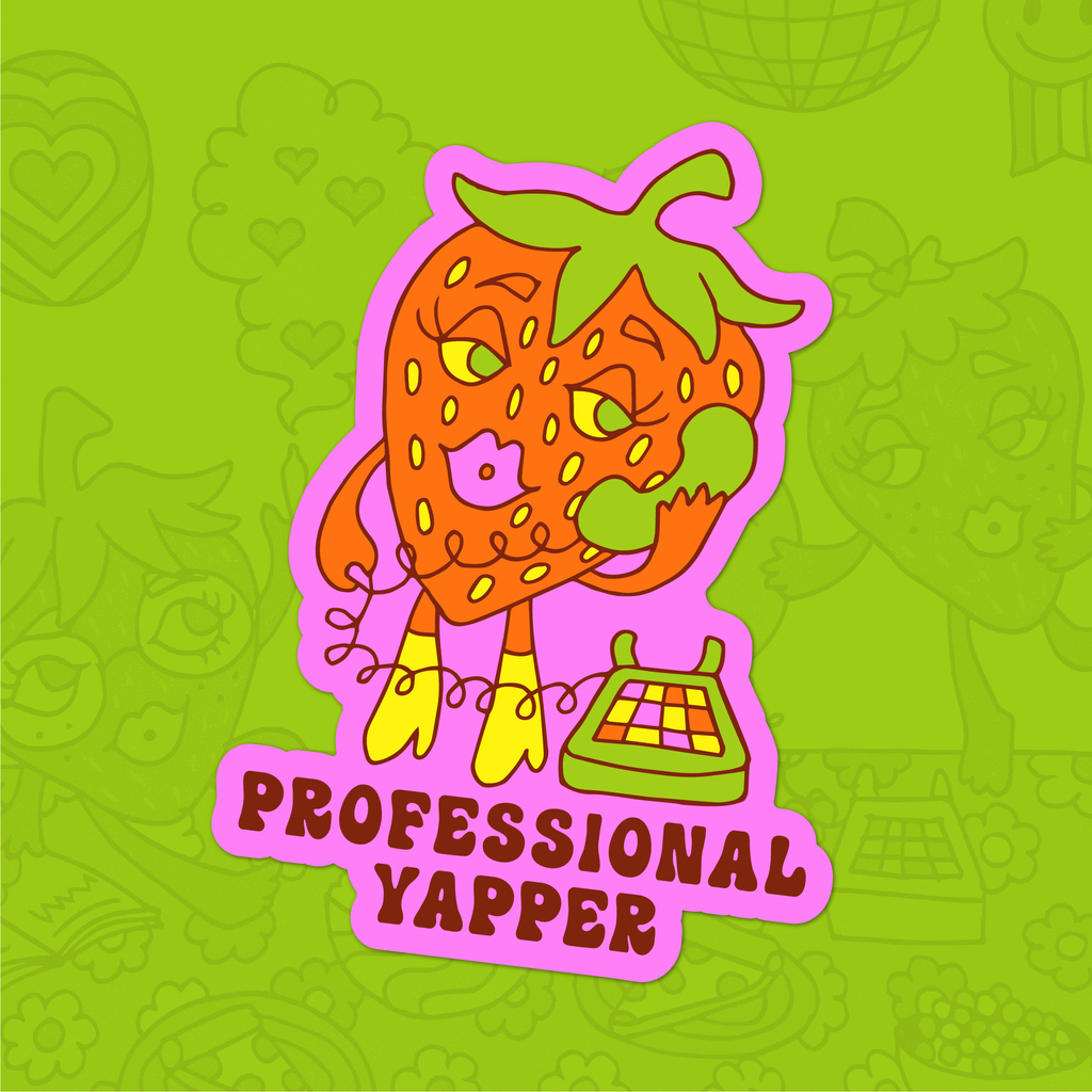 Professional Yapper Sticker | Hartford Prints