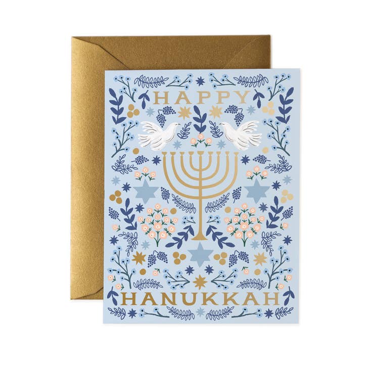 Boxed Set of Hanukkah Menorah Cards