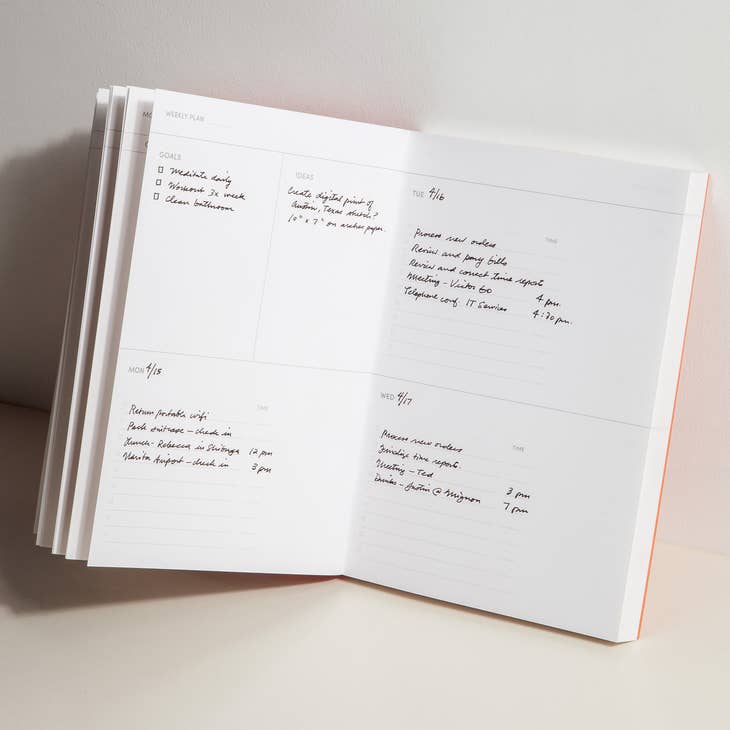 Printed Concept Planner in Circle