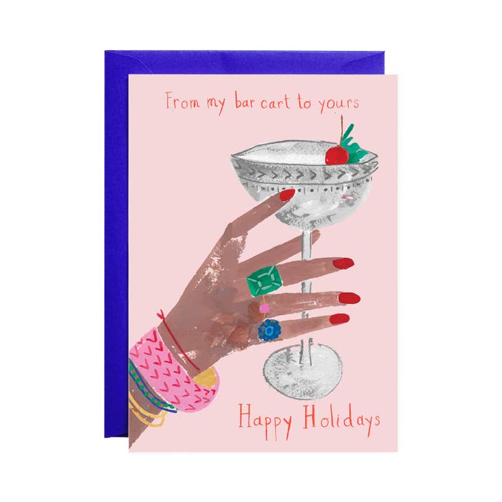 From My Bar Cart To Yours - Holiday Card