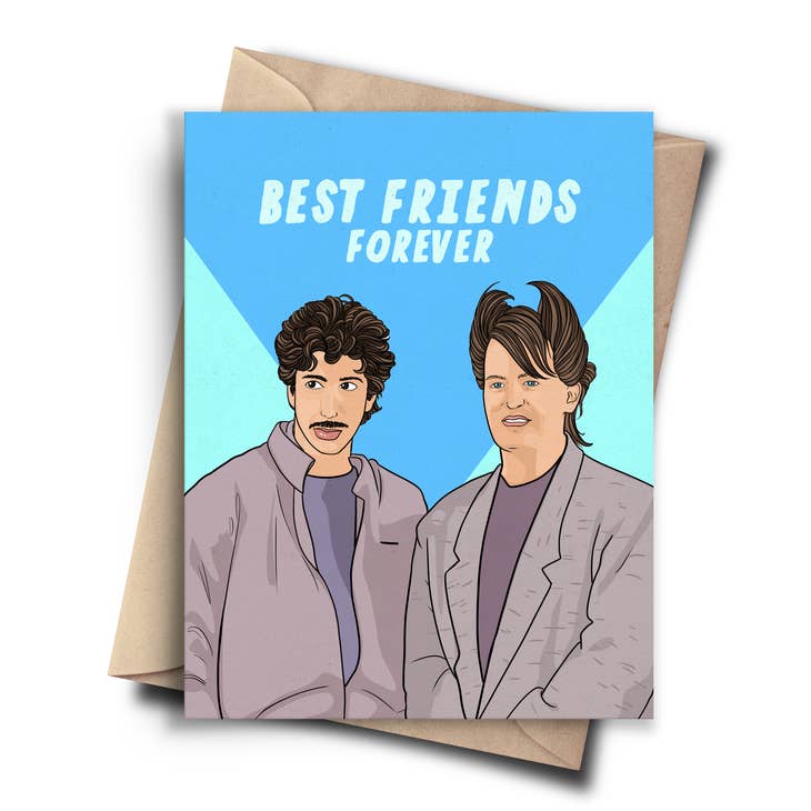 Friends Ross & Chandler Card