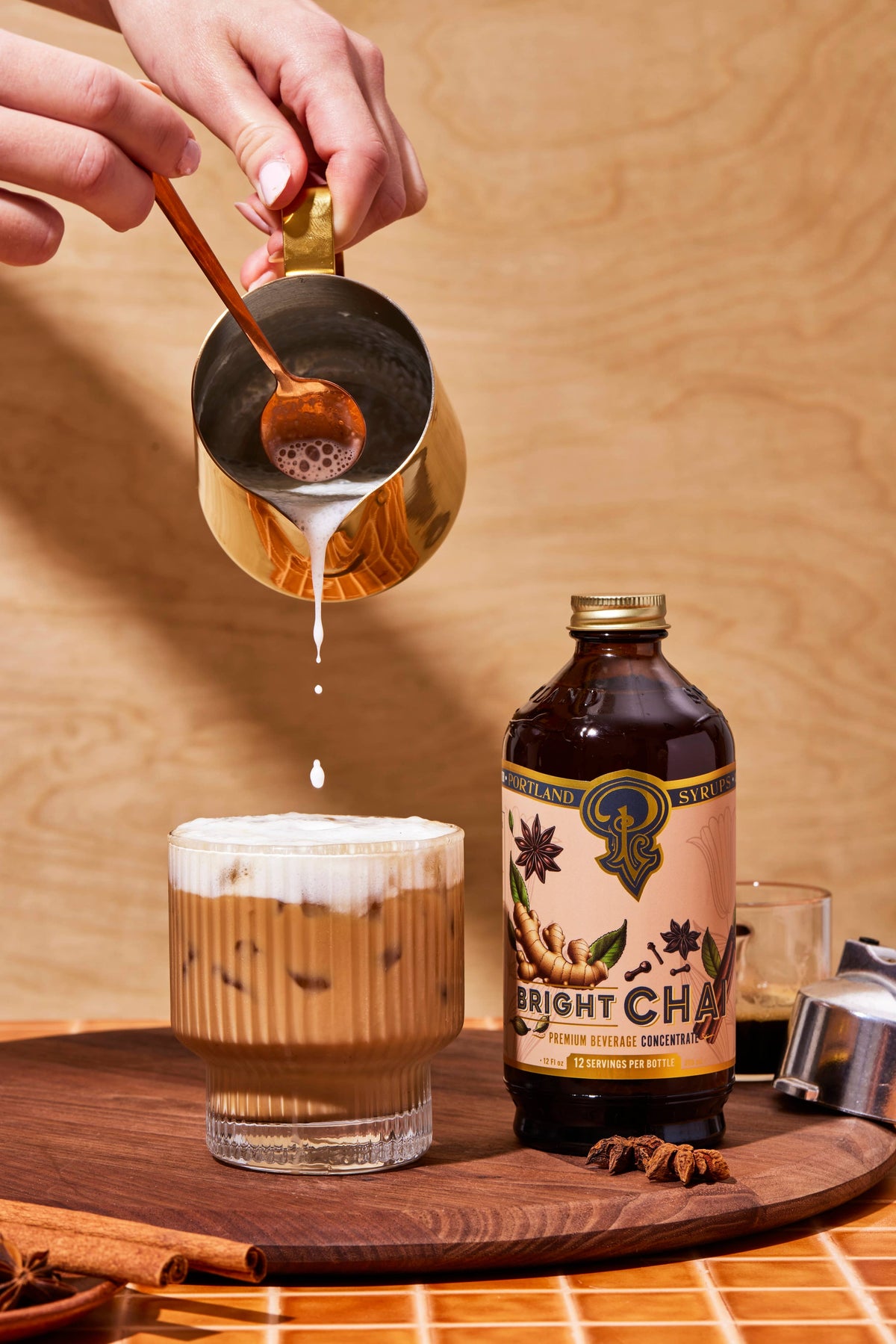 Bright Chai Syrup 12oz | Hartford Prints