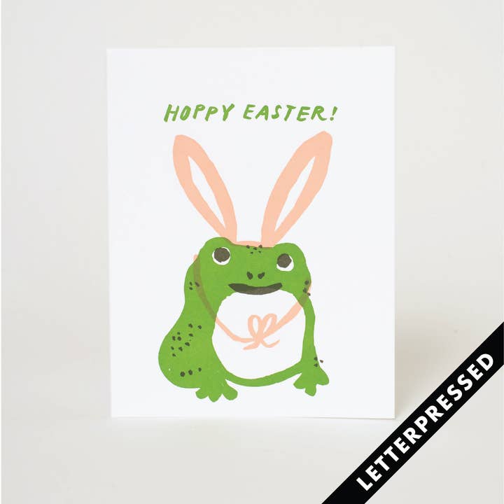 Hoppy Easter Frog Card