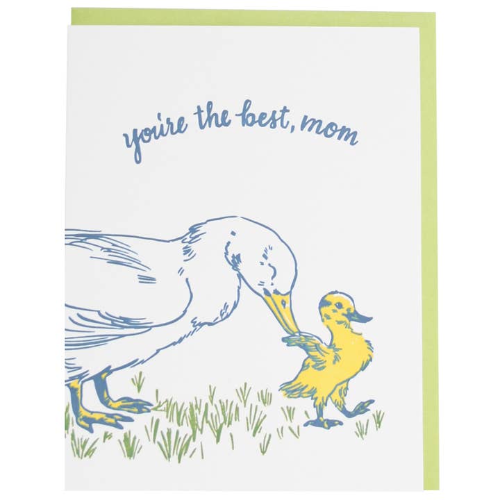 Duck and Duckling Mother's Day Card