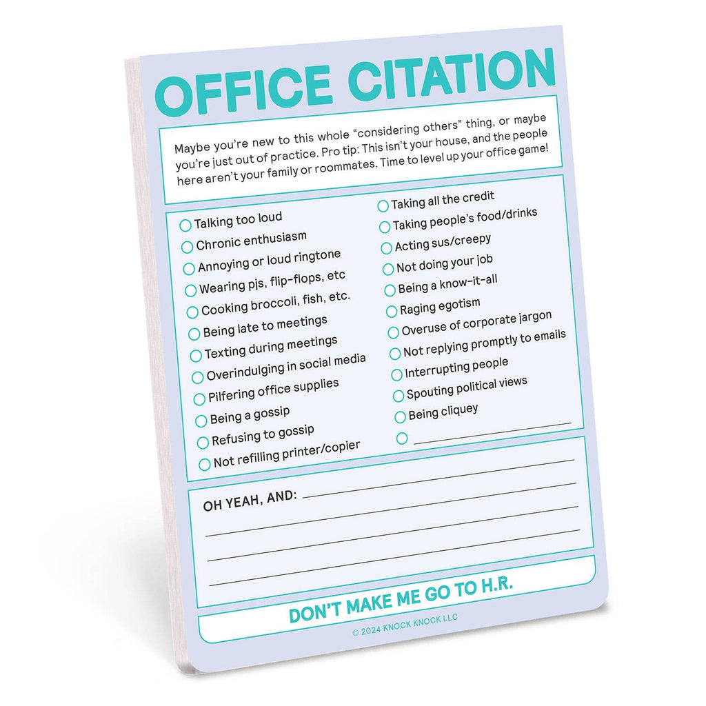 Office Citation Nifty Note (Pastel Version) | Hartford Prints