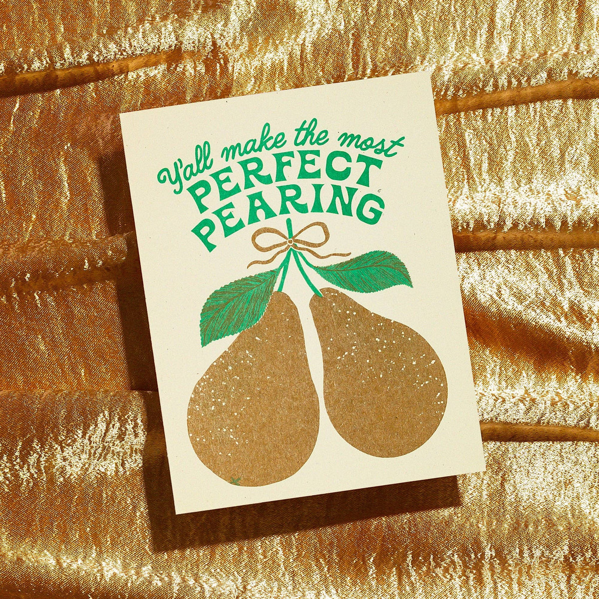 Perfect Pearing Wedding Card | Hartford Prints