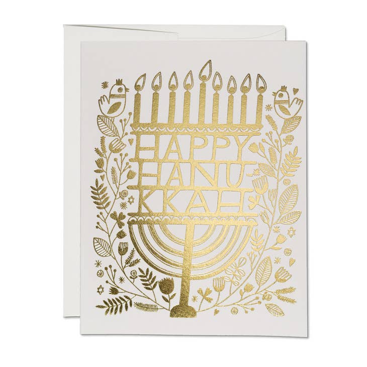 Hanukkah Candles Hanukkah Card - Set of 8