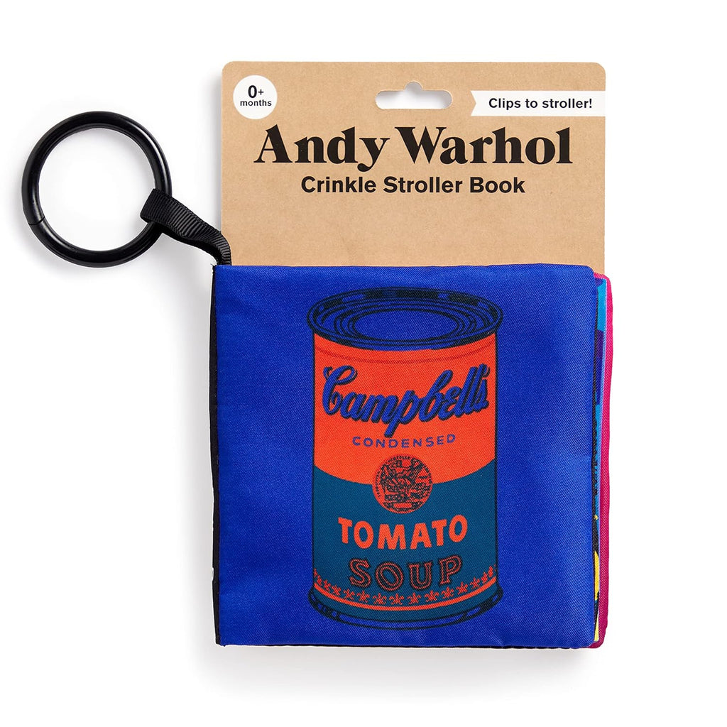 Andy Warhol Crinkle Fabric Stroller Book