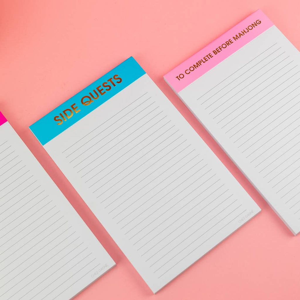 Side Quests - Lined Notepad | Hartford Prints