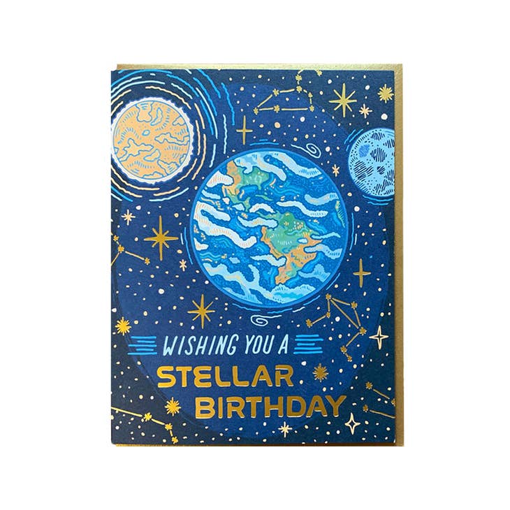 Stellar Birthday Card