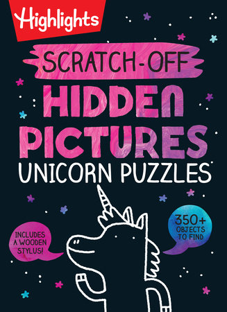 Scratch-Off Hidden Pictures Unicorn Puzzles Book