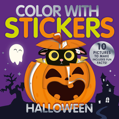 Color with Stickers: Halloween Book
