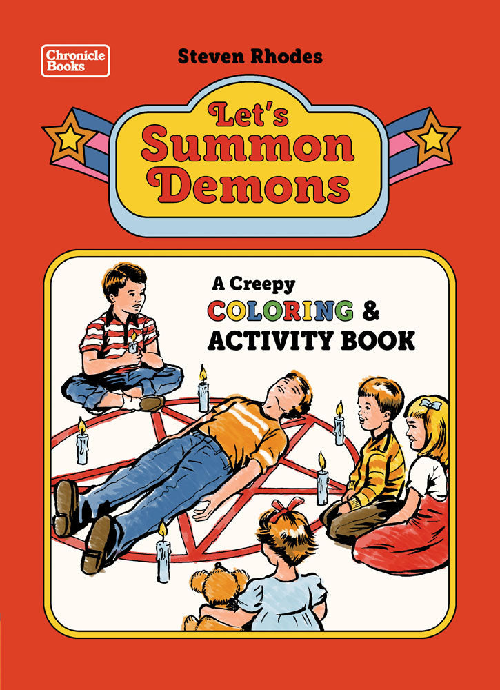 Let's Summon Demons - A Creepy Coloring and Activity Book