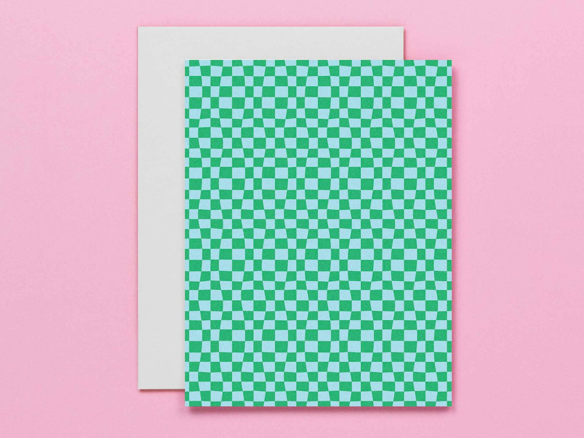 Chunky Checker Card | Hartford Prints