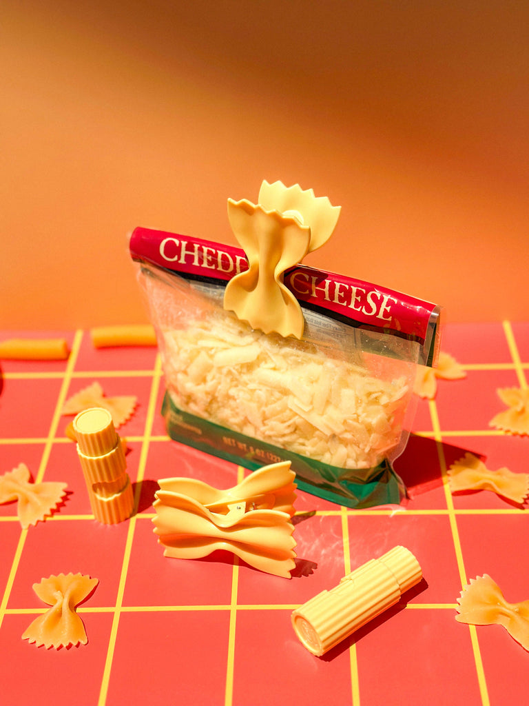 SNACKARONI - Pasta Bag Clips - Set of 4 | Hartford Prints