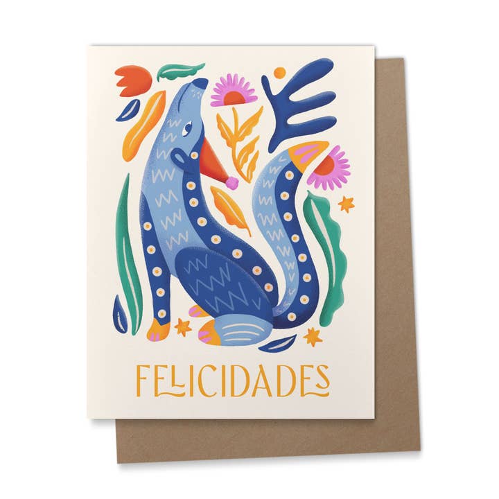 Felicidades Alebrije Spanish Graduation Card