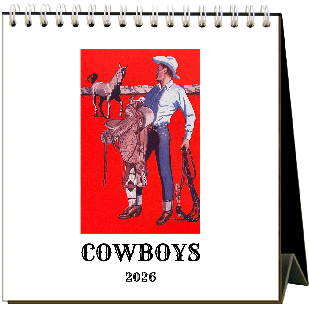 Cowboys 2026 Desk Calendar Hartford Prints
