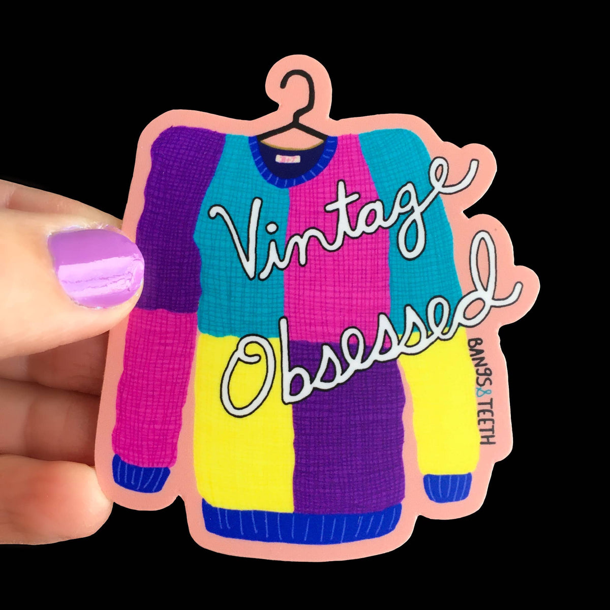 Vintage Obsessed Sticker | Hartford Prints