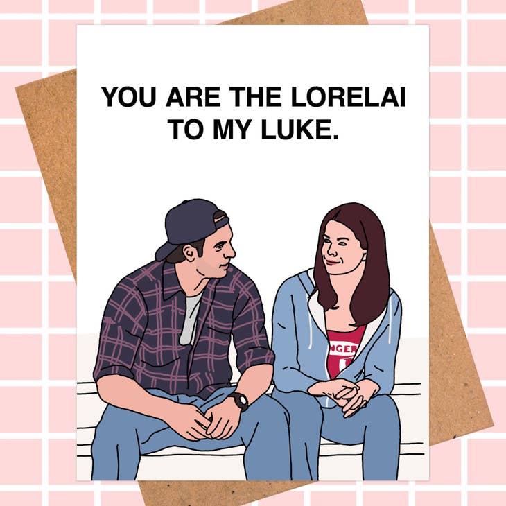 Luke & Lorelai Gilmore Girls Card