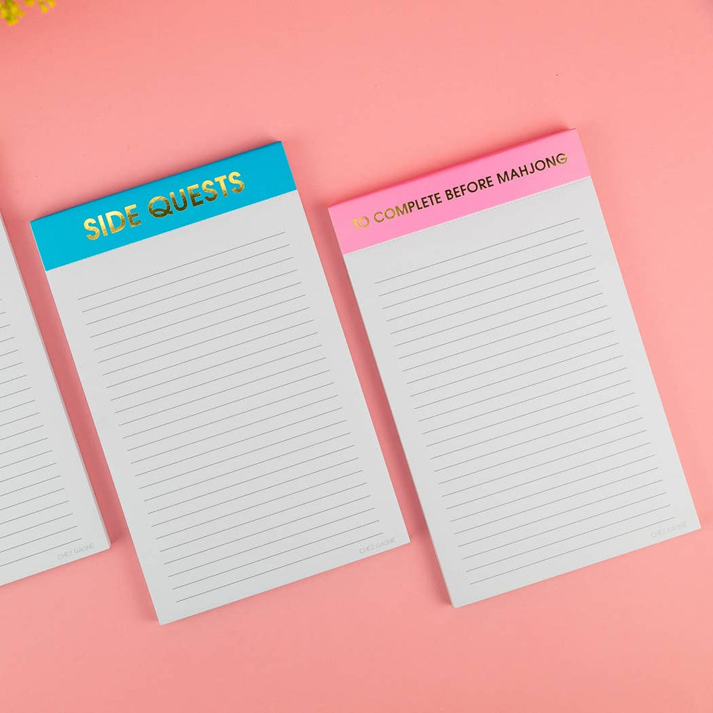 Side Quests - Lined Notepad | Hartford Prints