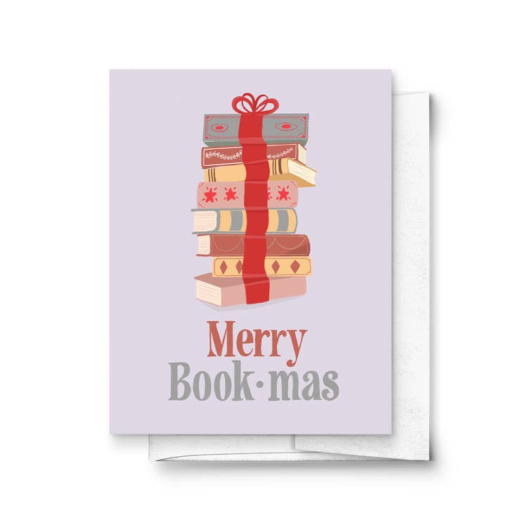 Merry Bookmas Holiday Card