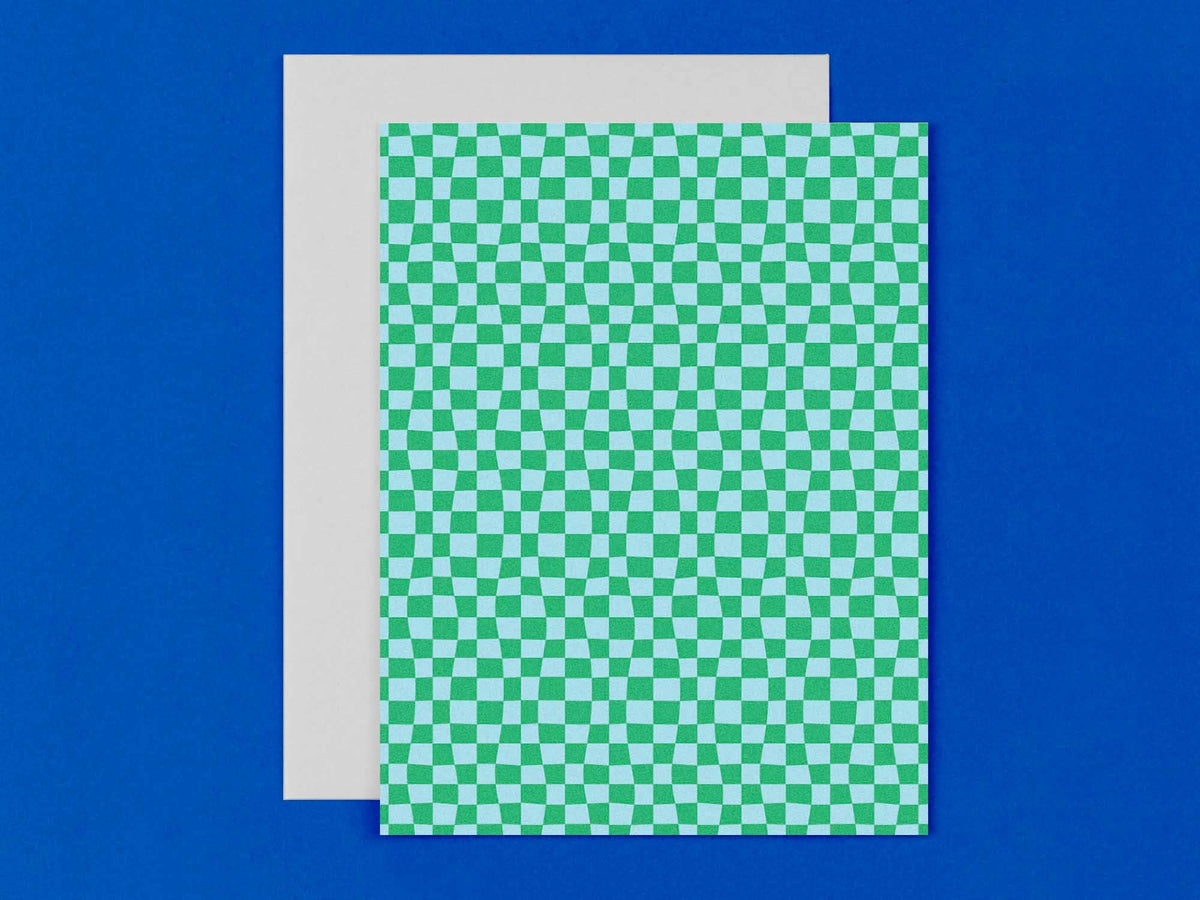 Chunky Checker Card | Hartford Prints