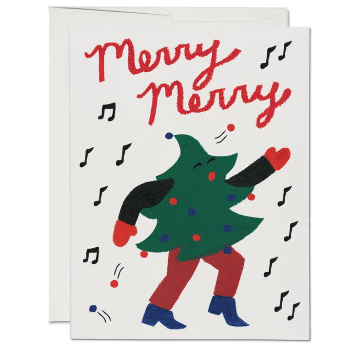 Dancing Tree Holiday Card