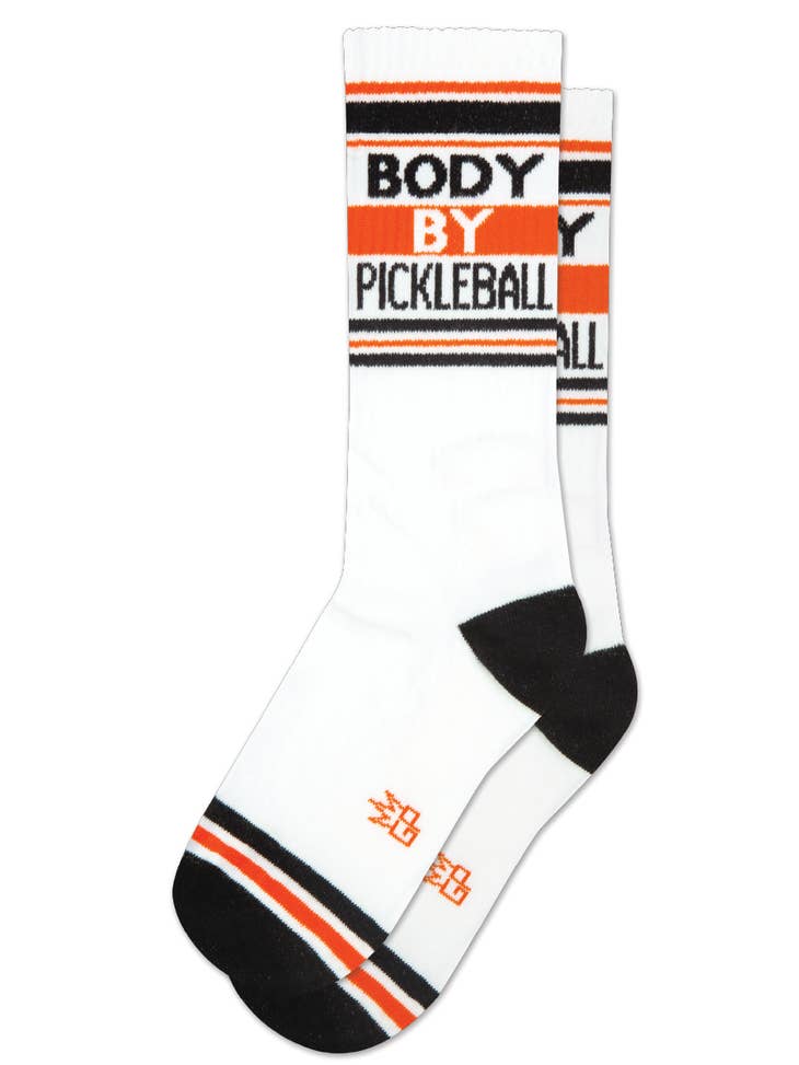 Body By Pickleball Gym Crew Socks