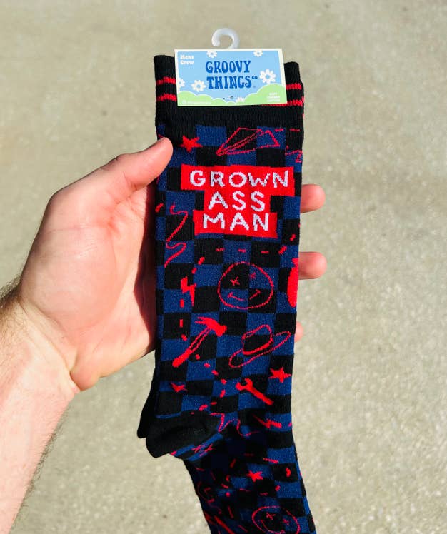 Grown Ass Man Men'S Crew Socks