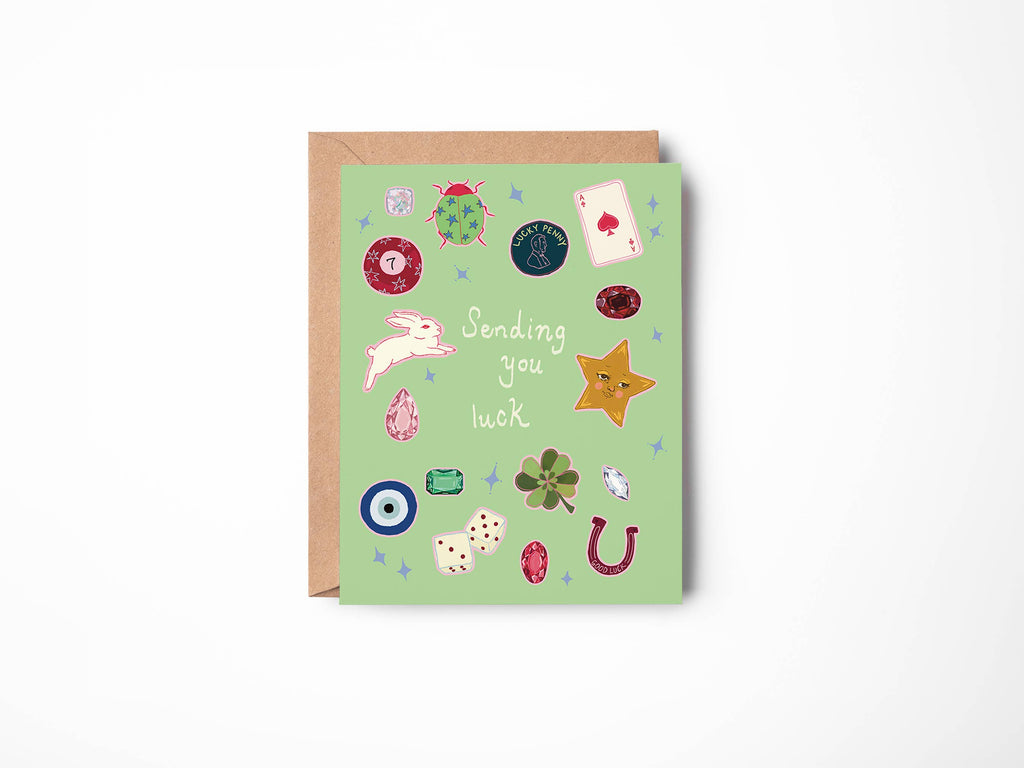 Sending You Luck Card | Hartford Prints