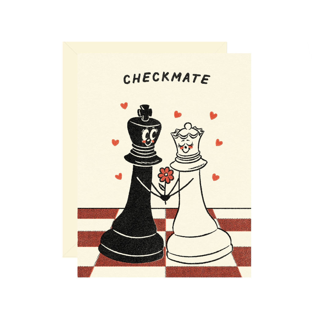 Checkmate Chess Love Card | Hartford Prints