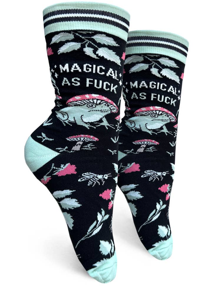 Magical As Fuck Womens Crew Socks