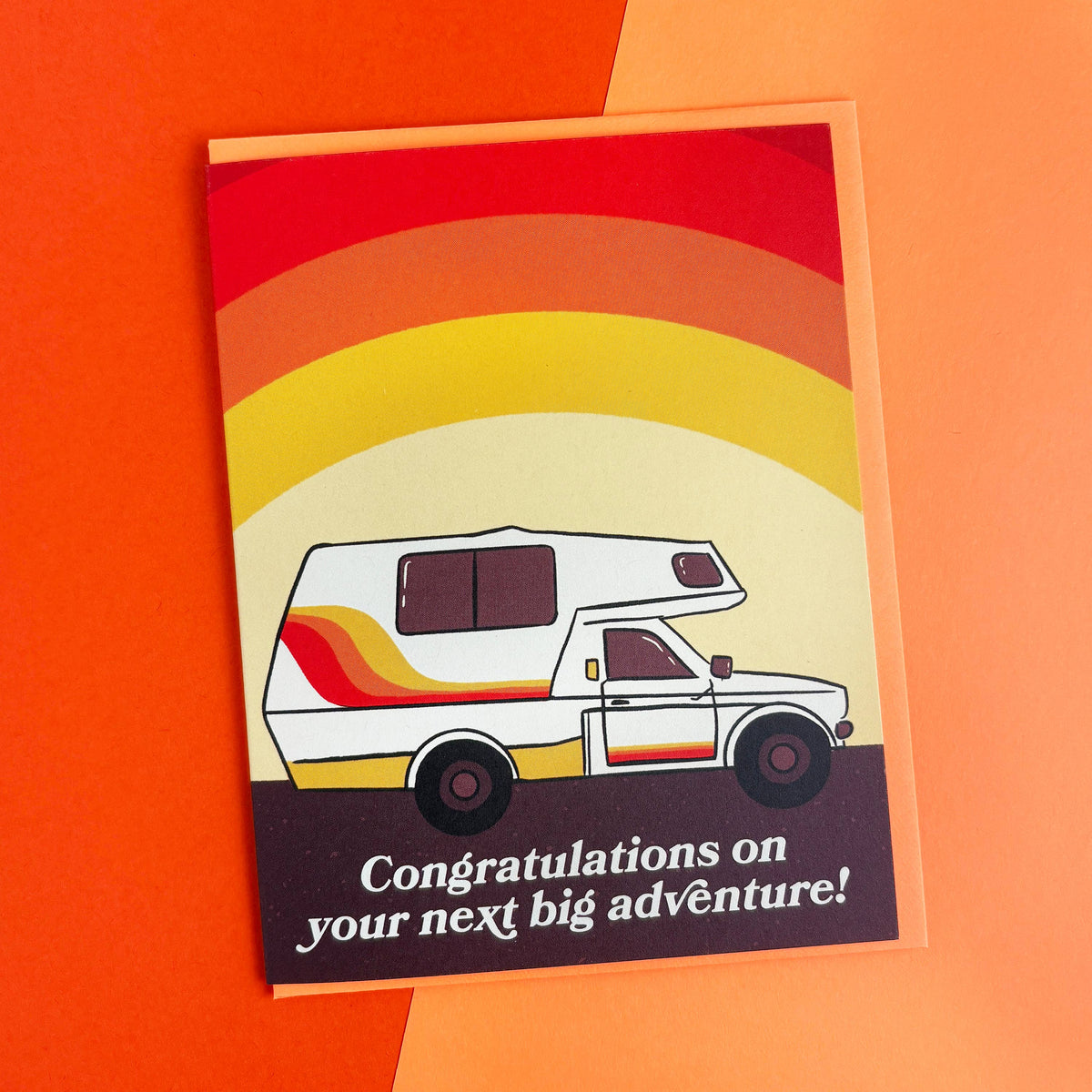 Retro Camper Congratulations Card | Hartford Prints