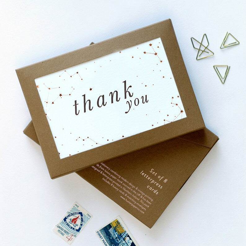 Constellation Thank You Card | Box of 8