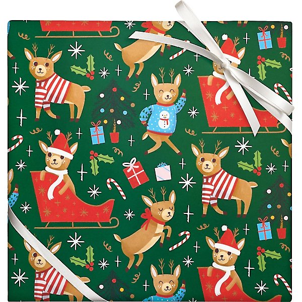 Reindeer Party Wrapping Paper