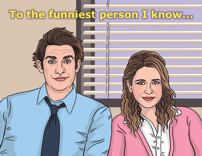 Jim and Pam Love Card