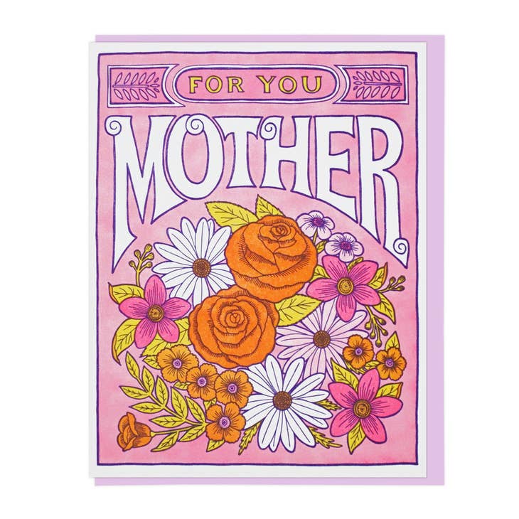 Flowers For Mother Card
