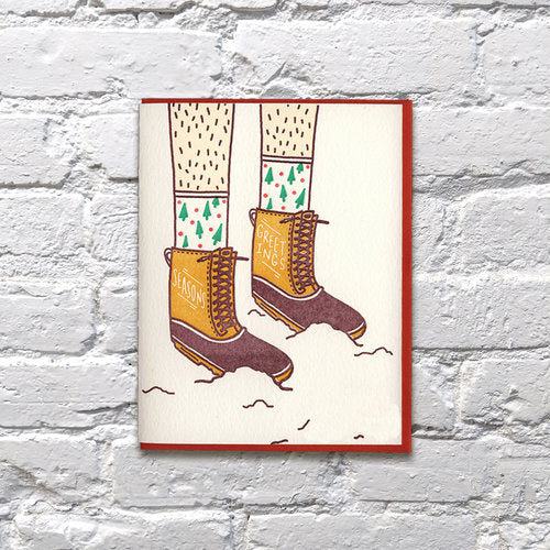 Boots Christmas Holiday Card