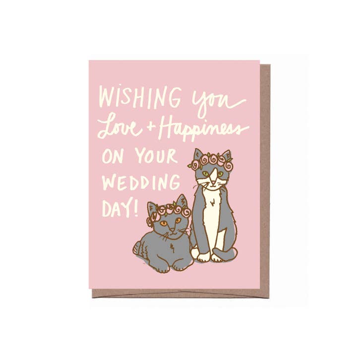 Wedding Kittens Greeting Card