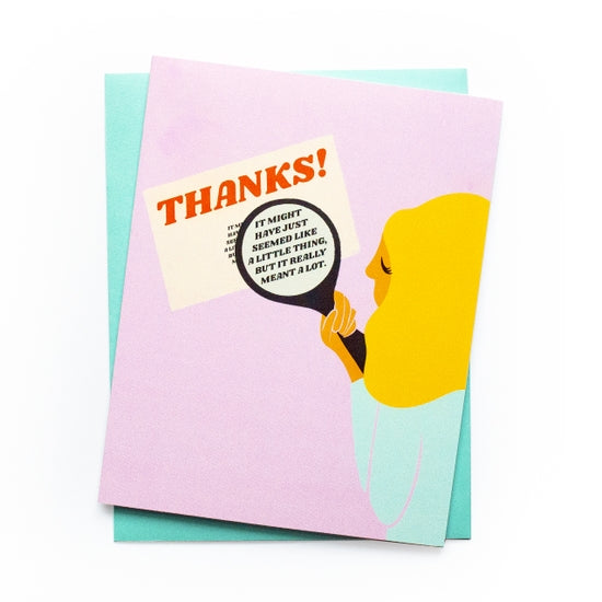 Little Thing Thank You Card