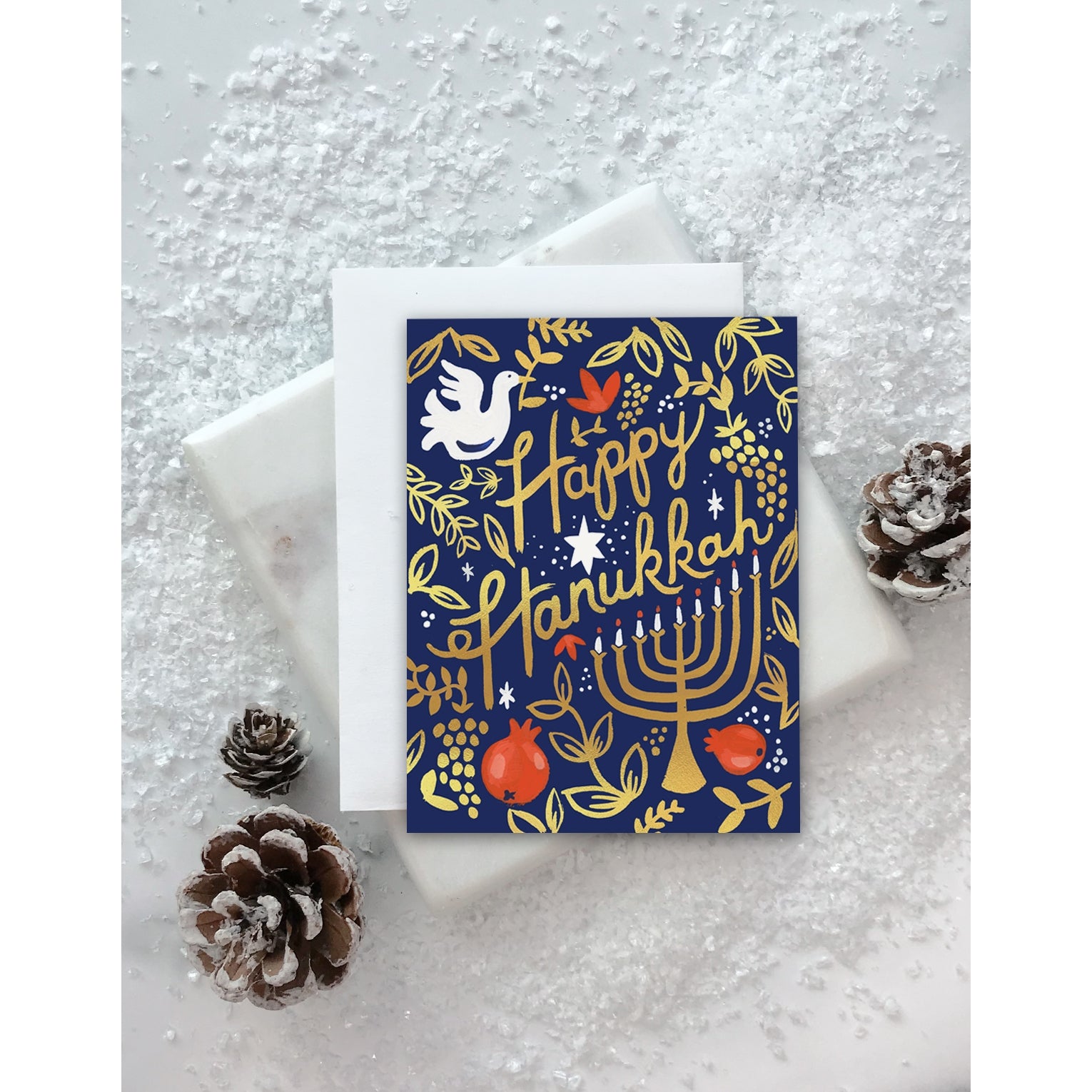Hanukkah Pomegranate Card Hanukkah Pomegranate Card