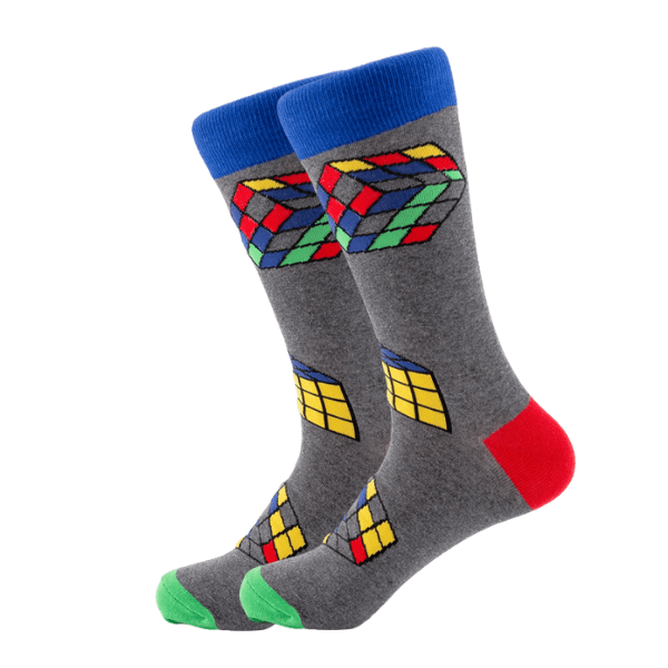 Rubik's Cube Socks