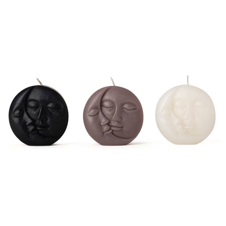 Sun & Moon Candles - Black